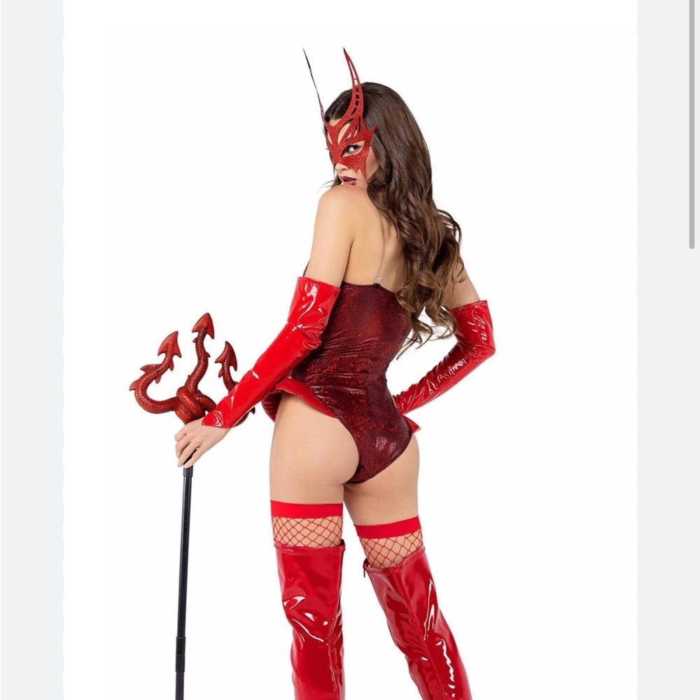 3pc playboy devilicious costume.